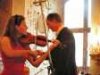 Solistin und Dirigent in Aktion